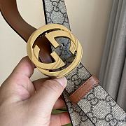 GUCCI | brown belt - 3.8cm - 4
