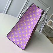 LV Onthego Handbag GM Green Plus Purple | M44570  - 4