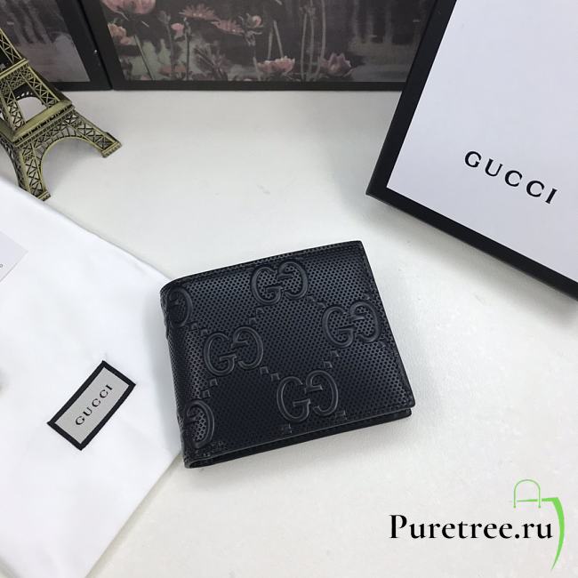 GUCCI | GG embossed wallet - ‎625562 - 12×9.7cm - 1