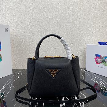 PRADA | Small leather Black handbag - 1BC145 - 23 x 21 x 10 cm