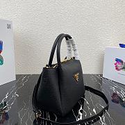 PRADA | Small leather Black handbag - 1BC145 - 23 x 21 x 10 cm - 5