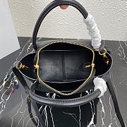 PRADA | Small leather Black handbag - 1BC145 - 23 x 21 x 10 cm - 2