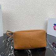 PRADA | Small leather Caramel handbag - 1BC145 - 23 x 21 x 10 cm - 3