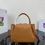 PRADA | Small leather Caramel handbag - 1BC145 - 23 x 21 x 10 cm - 2