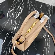 PRADA | Small leather Beige handbag - 1BC145 - 23 x 21 x 10 cm - 6
