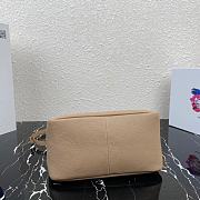 PRADA | Small leather Beige handbag - 1BC145 - 23 x 21 x 10 cm - 4