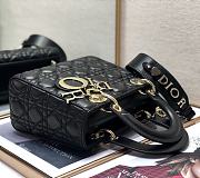 Dior Lady My AbcDior Lambskin Bag Black | M0538 - 6