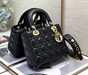 Dior Lady My AbcDior Lambskin Bag Black | M0538 - 3