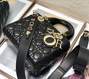 Dior Lady My AbcDior Lambskin Bag Black | M0538 - 4