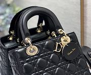 Dior Lady My AbcDior Lambskin Bag Black | M0538 - 2
