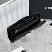 CHANEL | Boy long zippy wallet silver hardware - 19.5 x 10 x 2 cm - 5