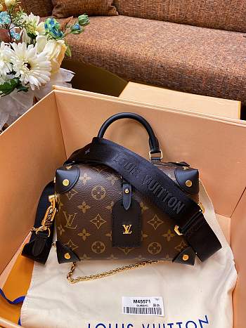 Louis Vuitton | Petite Malle Souple Black bag - M45571 - 20x14x7.5cm