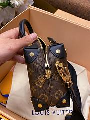 Louis Vuitton | Petite Malle Souple Black bag - M45571 - 20x14x7.5cm - 3