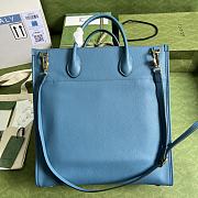 GUCCI | Large Blue tote with logo - ‎674850 - 36 x 37.5 x 12cm - 3