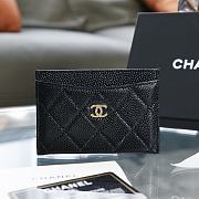 CHANEL | Caviar Leather Classic Card Holder -A31510 - 7.5 x 11 x 0.5cm - 1