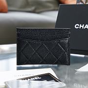 CHANEL | Caviar Leather Classic Card Holder -A31510 - 7.5 x 11 x 0.5cm - 4