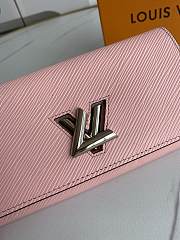 Louis Vuitton | Twist wallet in Pink Epi - M68309 - 19 x 10.5x 2.5 cm - 2