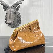 FENDI | First Small caramel crocodile bag - 26×9.5×18cm  - 6