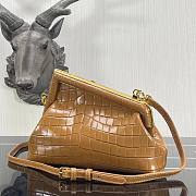 FENDI | First Small caramel crocodile bag - 26×9.5×18cm  - 4