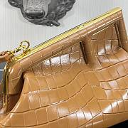 FENDI | First Small caramel crocodile bag - 26×9.5×18cm  - 5