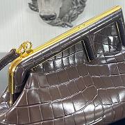 FENDI | First Small brown crocodile bag - 26×9.5×18cm  - 4