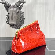 FENDI | First Small red crocodile bag - 26×9.5×18cm  - 5