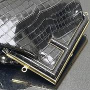 FENDI | First Medium black crocodile bag - 32.5x15x23.5cm  - 3