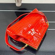 FENDI | First Medium red crocodile bag - 32.5x15x23.5cm  - 3
