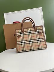 BURBERRY | Small Vintage Check Two-handle Title Bag - 32 x 15 x 25cm - 3
