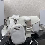 PRADA | Pocket White nylon bag - 1BD295   - 4