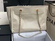CHANEL | Shopping bag shiny calfskin white 66941 - 33*14.5*24cm - 6