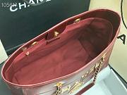CHANEL | Shopping bag shiny calfskin red 66941 - 33*14.5*24cm - 2