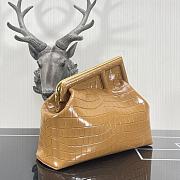FENDI | First Medium caramel crocodile bag - 32.5x15x23.5cm - 6