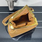 FENDI | First Medium caramel crocodile bag - 32.5x15x23.5cm - 3