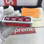 LV x Superme dice keychain red - 5