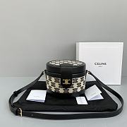 CELINE | Medium Tambour Bag Black 17cm - 1