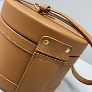 CELINE | Medium Tambour Bag Brown Calfskin 17cm - 6