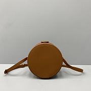 CELINE | Medium Tambour Bag Brown Calfskin 17cm - 2