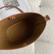 CELINE | Small Bucket In Triomphe Canvas And Calfskin 30cm - 3