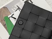 Bottega Veneta | Cassette Intrecciato Black Leather Crossbody Bag 23cm - 6