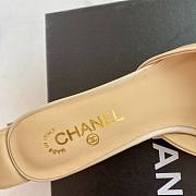 CHANEL | Sling Back Beige/Black Leather 32123109 - 5