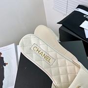 CHANEL | Slipper White Leather 29123102 - 6