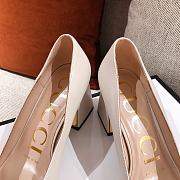 GUCCI | Mid-heel Pump With Horsebit White Leather 7.5cm - 2