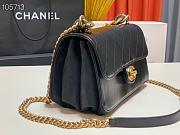 CHANEL | Cosmopolite Flap Bag Black 91864 - 24cm - 6