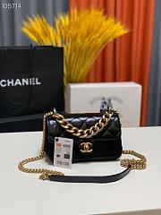 CHANEL | Cosmopolite Flap Bag Black 91865 - 20cm - 2