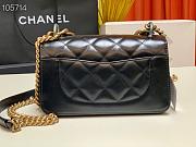 CHANEL | Cosmopolite Flap Bag Black 91865 - 20cm - 3
