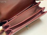 CHANEL | Cosmopolite Flap Bag Red 91864 - 24cm - 4