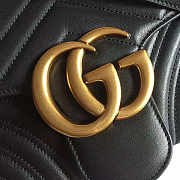 GUCCI | GG Marmont Black Leather 5605 - 30cm - 6
