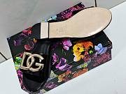 Dolce & Gabbana | Shiny Leather Black Slippers With DG Logo - 6