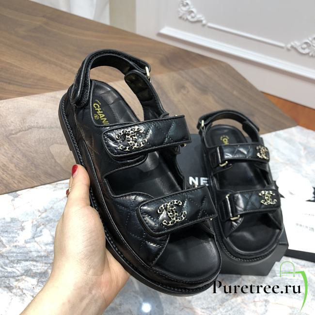 CHANEL | Sandals Black - 1